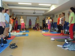 Školení jógy červen 2012